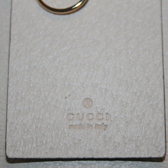 Gucci Strawberries and Cherries GG Marmont Keychain Wallet - Picture 4 of 5